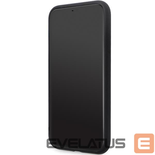 Nugarėlės dėklai Karl Lagerfeld Karl Lagerfeld KLHCN61SMHCNPK case for iPhone 11 / Xr - black Silicone C Metal Pin