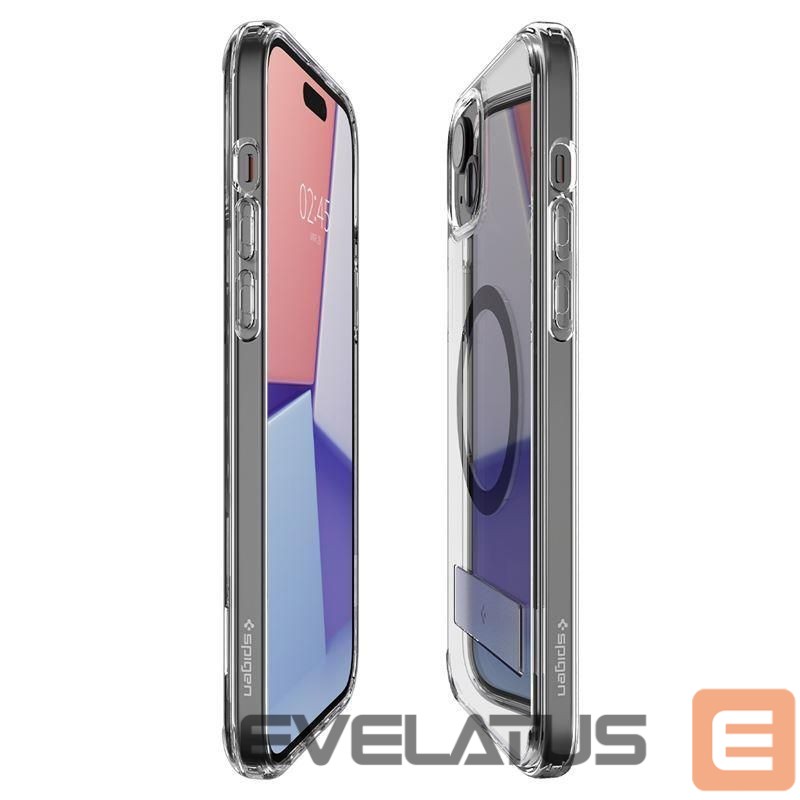 Nugarėlės dėklai Spigen Transparent || Black