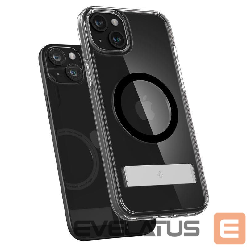 Nugarėlės dėklai Spigen Transparent || Black