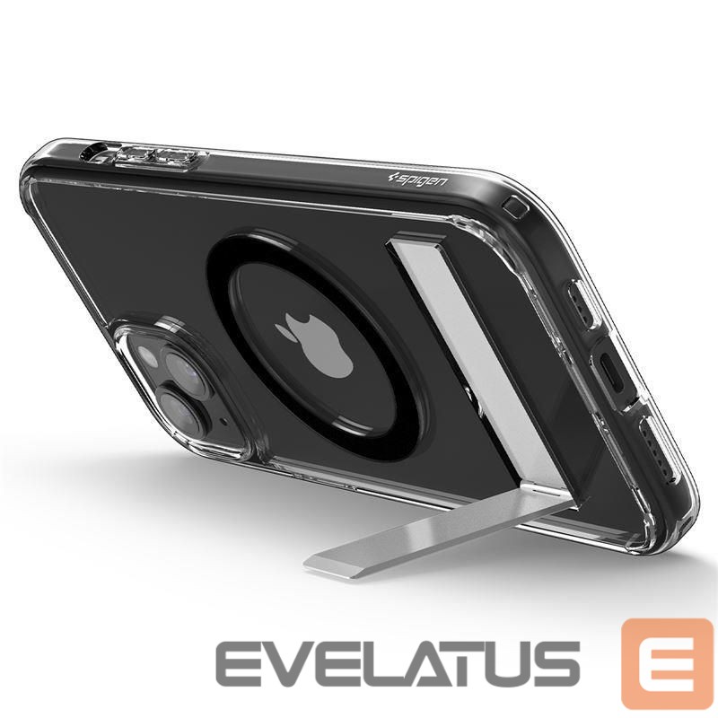 Nugarėlės dėklai Spigen Transparent || Black