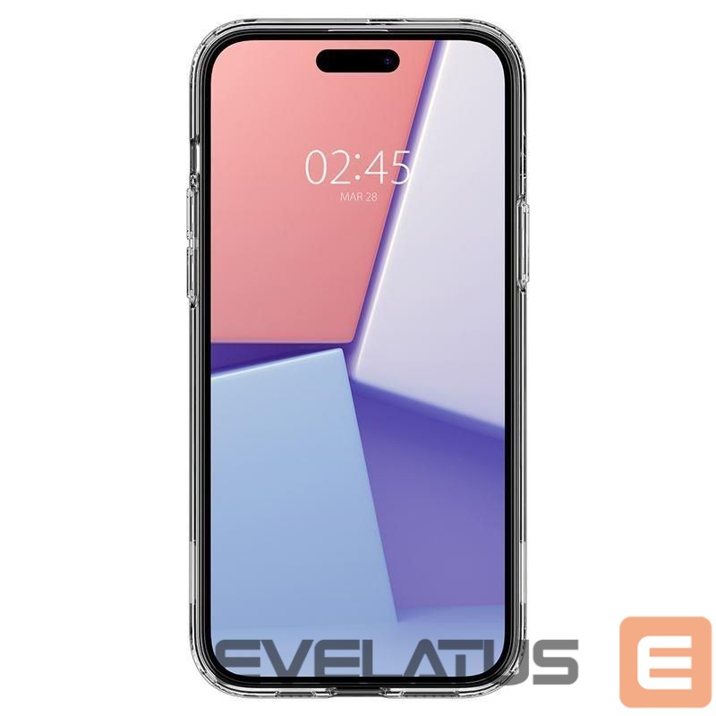 Nugarėlės dėklai Spigen Transparent || Black