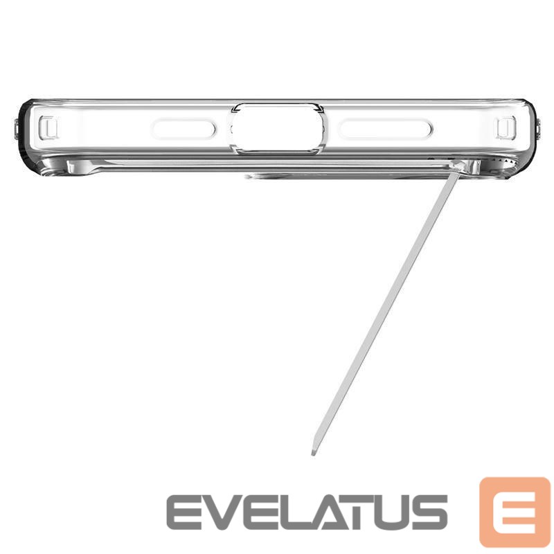 Nugarėlės dėklai Spigen Transparent || White