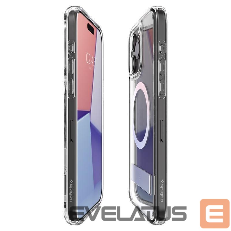 Nugarėlės dėklai Spigen Transparent || White