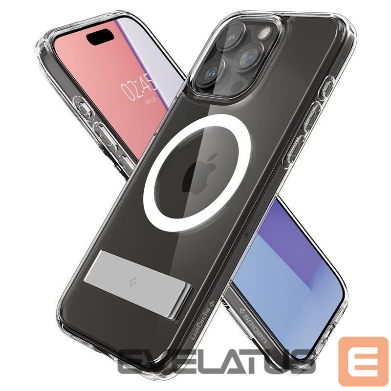 Nugarėlės dėklai Spigen Transparent || White