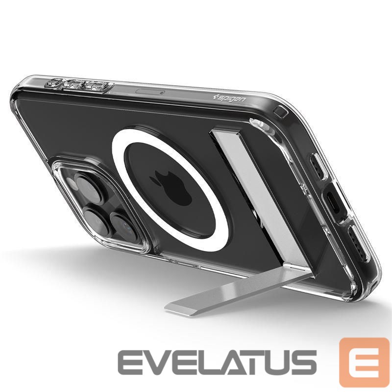 Nugarėlės dėklai Spigen Transparent || White