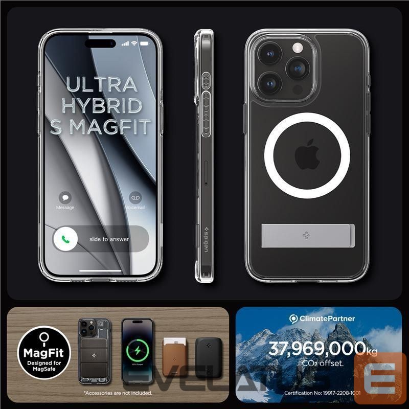 Nugarėlės dėklai Spigen Transparent || White