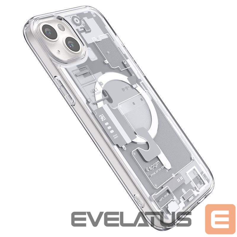 Nugarėlės dėklai Spigen Transparent || White
