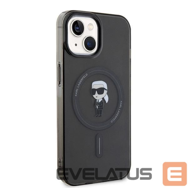 Nugarėlės dėklai Karl Lagerfeld Karl Lagerfeld IML Ikonik MagSafe case for iPhone 15 - black