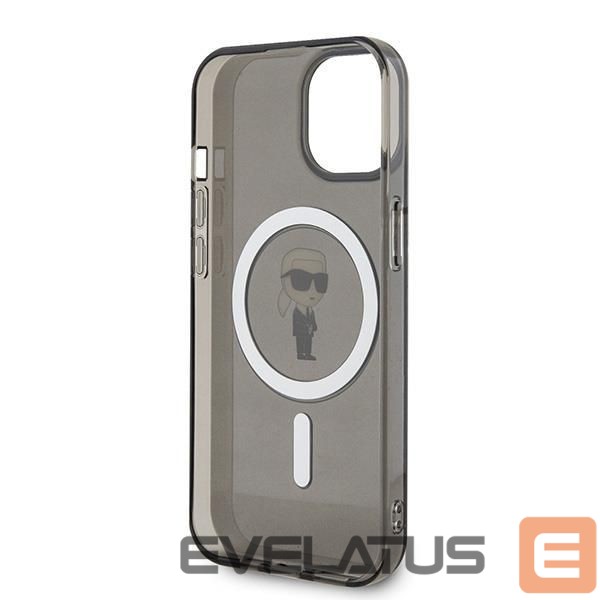 Nugarėlės dėklai Karl Lagerfeld Karl Lagerfeld IML Ikonik MagSafe case for iPhone 15 - black