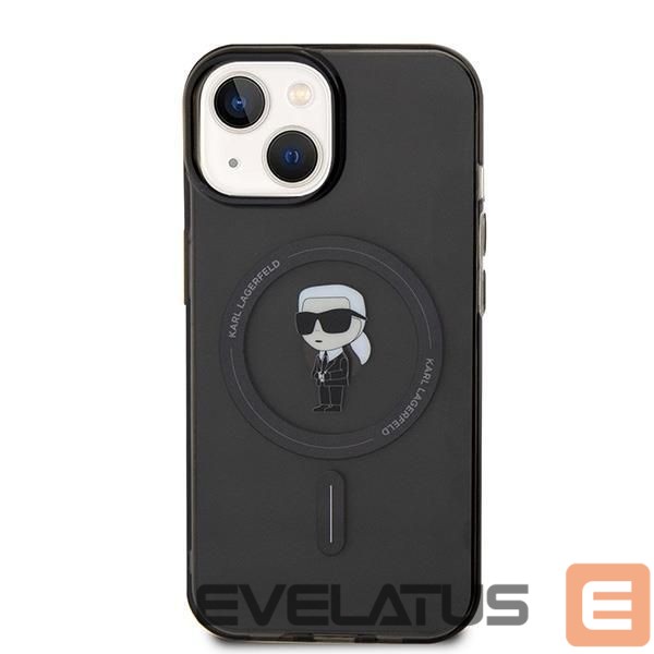 Nugarėlės dėklai Karl Lagerfeld Karl Lagerfeld IML Ikonik MagSafe case for iPhone 15 - black