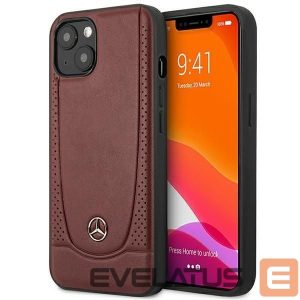 Nugarėlės dėklai Mercedes-Benz  Mercedes MEHCP15SARMRE iPhone 15 6.1" red/red hardcase Leather Urban Bengale 