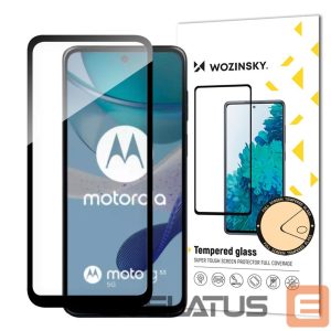Apsauginiai stiklai Wozinsky  Wozinsky Full Glue Tempered Glass for Motorola Moto G53 