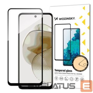 Apsauginiai stiklai Wozinsky  Wozinsky Full Glue Tempered Glass for Motorola Moto G73 