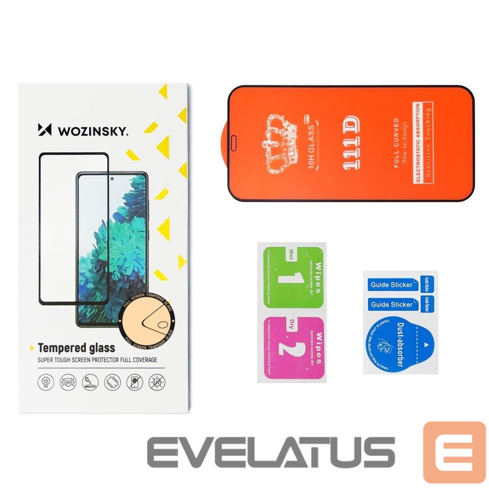 Apsauginiai stiklai Wozinsky Wozinsky Full Glue Tempered Glass for Motorola Moto G73