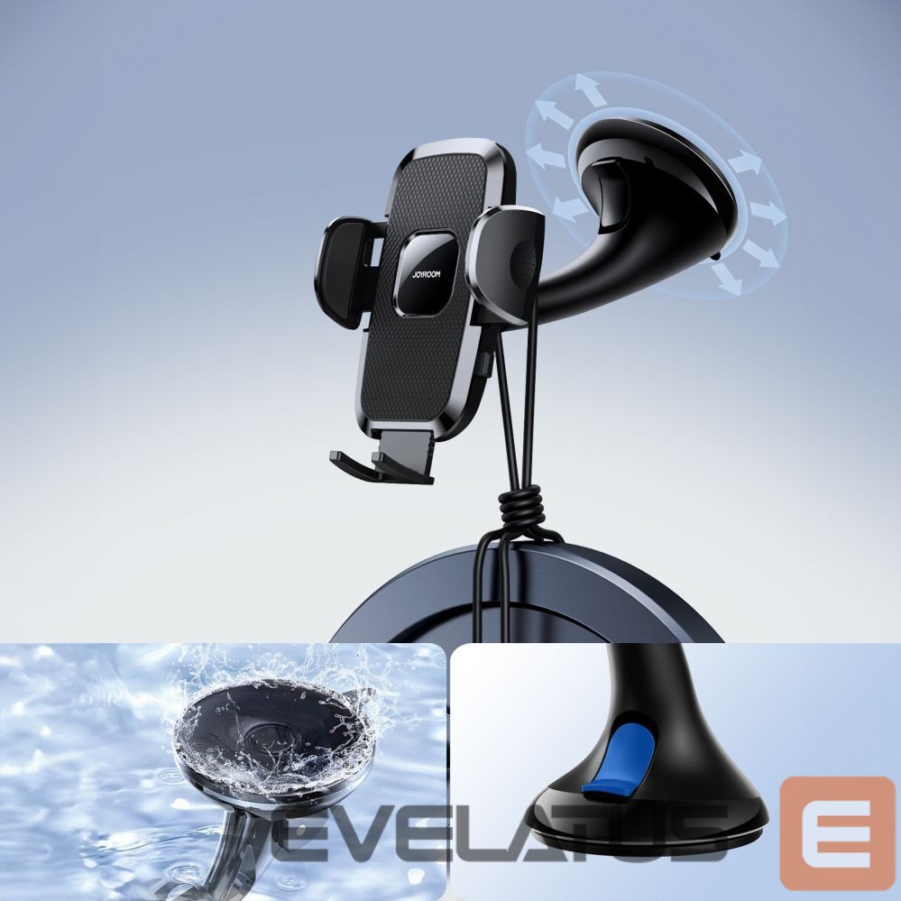 Automatinis laikiklis Joyroom Joyroom JR-ZS259 mechanical car holder universal for phone on cockpit / window - black