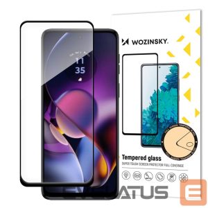 Apsauginiai stiklai Wozinsky  Wozinsky Tempered glass Full Glue for Motorola Moto G54 full screen with frame - black 