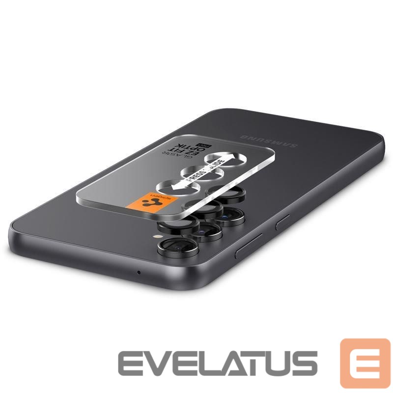 Nugarėlės dėklai Spigen Spigen Glas.tR EZ Fit Optik Camera Protector for Samsung Galaxy S23 FE - Black 2 pcs.
