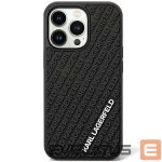 Nugarėlės dėklai Karl Lagerfeld  Karl Lagerfeld KLHCN613DMKRLK iPhone 11 / Xr 6.1" black/black hardcase 3D Rubber Multi Logo 