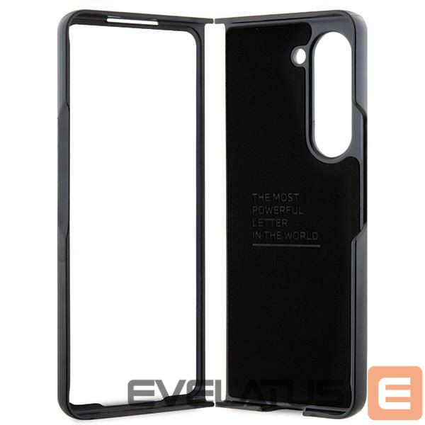 Nugarėlės dėklai BMW BMW Leather Carbon case for Samsung Galaxy Z Fold 5 - black