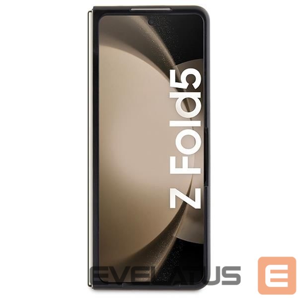 Nugarėlės dėklai BMW BMW Leather Carbon case for Samsung Galaxy Z Fold 5 - black