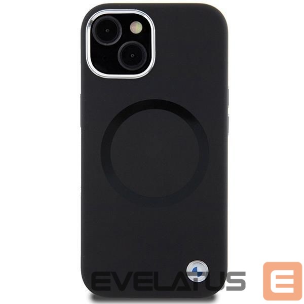 Nugarėlės dėklai BMW BMW Signature Liquid Silicone MagSafe case for iPhone 15 Plus - black
