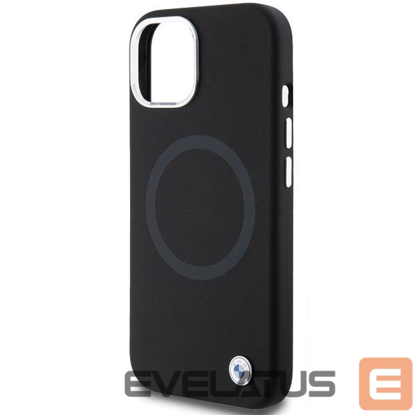 Nugarėlės dėklai BMW BMW Signature Liquid Silicone MagSafe case for iPhone 15 Plus - black