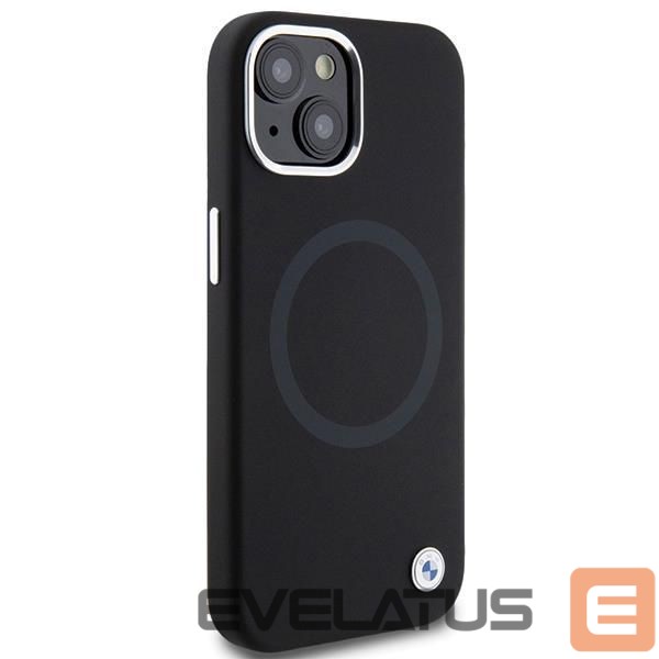 Nugarėlės dėklai BMW BMW Signature Liquid Silicone MagSafe case for iPhone 15 Plus - black