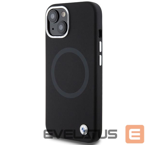 Nugarėlės dėklai BMW BMW Signature Liquid Silicone MagSafe case for iPhone 15 Plus - black