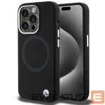 Nugarėlės dėklai BMW  BMW Signature Liquid Silicone MagSafe case for iPhone 15 Pro Max - black 