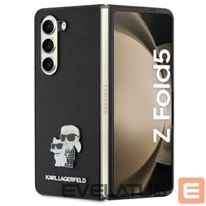 Nugarėlės dėklai Karl Lagerfeld  Karl Lagerfeld Saffiano Karl&Choupette Pin case for Samsung Galaxy Z Fold 5 - black 