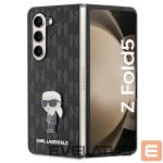 Nugarėlės dėklai Karl Lagerfeld  Karl Lagerfeld Saffiano Monogram Ikonik Pin case for Samsung Galaxy Z Fold 5 - black 