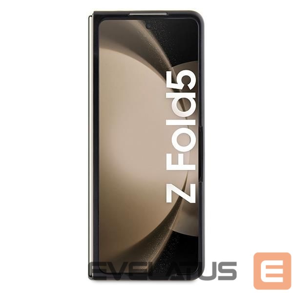 Nugarėlės dėklai Karl Lagerfeld Karl Lagerfeld Saffiano Monogram Ikonik Pin case for Samsung Galaxy Z Fold 5 - black