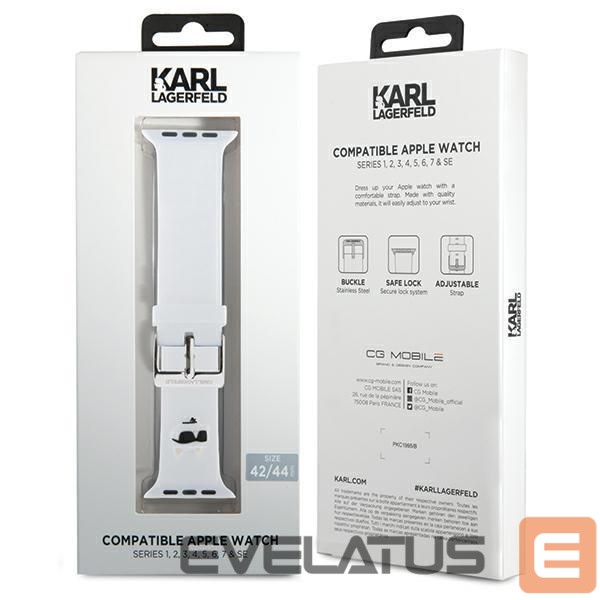 Dirželis Karl Lagerfeld - White