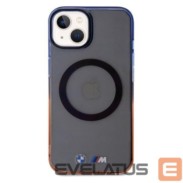 Nugarėlės dėklai BMW BMW Gradient Bumper MagSafe Case for iPhone 15 Plus / 14 Plus - Gray