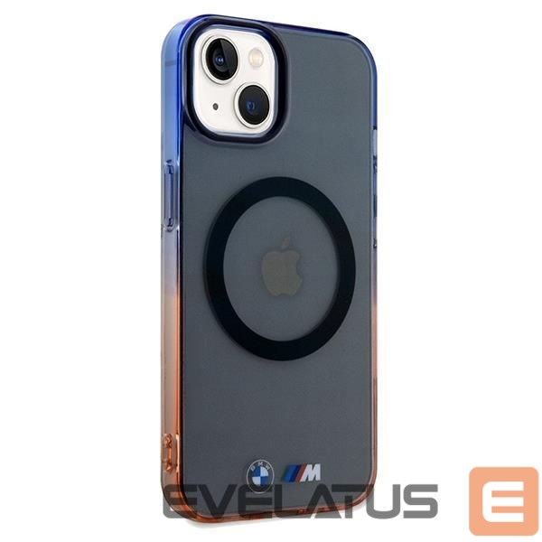 Nugarėlės dėklai BMW BMW Gradient Bumper MagSafe Case for iPhone 15 Plus / 14 Plus - Gray