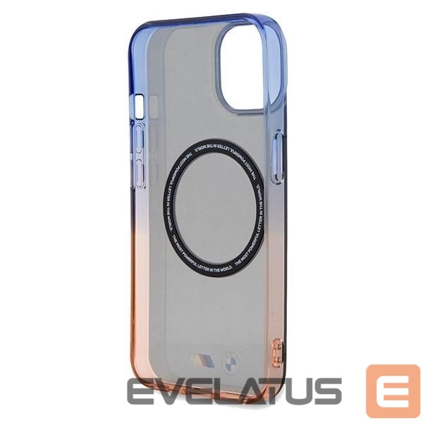 Nugarėlės dėklai BMW BMW Gradient Bumper MagSafe Case for iPhone 15 Plus / 14 Plus - Gray