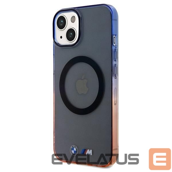 Nugarėlės dėklai BMW BMW Gradient Bumper MagSafe Case for iPhone 15 Plus / 14 Plus - Gray