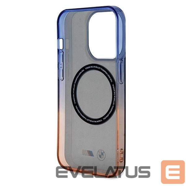 Nugarėlės dėklai BMW BMW Gradient Bumper MagSafe case for iPhone 15 Pro Max - gray