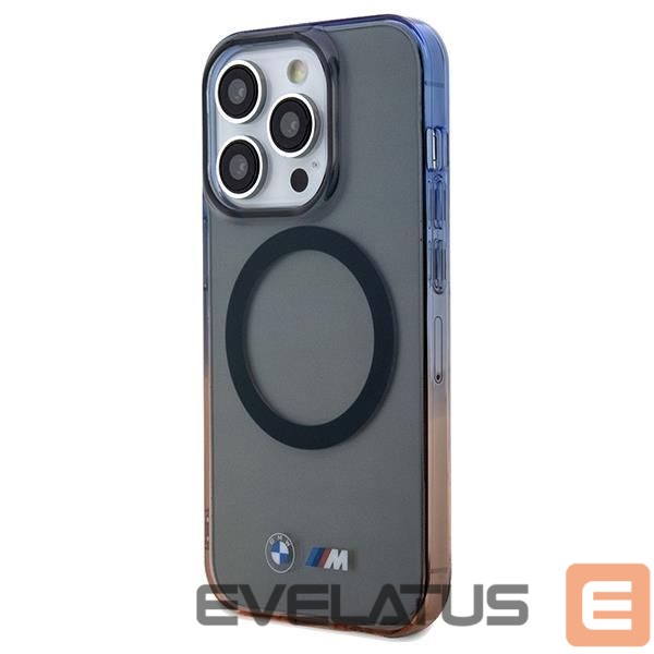 Nugarėlės dėklai BMW BMW Gradient Bumper MagSafe case for iPhone 15 Pro Max - gray