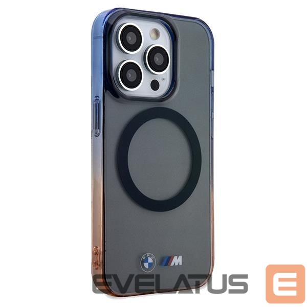Nugarėlės dėklai BMW BMW Gradient Bumper MagSafe case for iPhone 15 Pro Max - gray