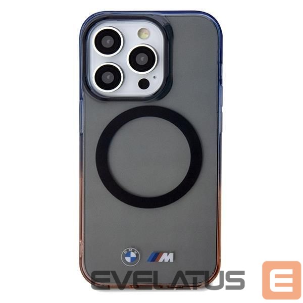Nugarėlės dėklai BMW BMW Gradient Bumper MagSafe case for iPhone 15 Pro Max - gray