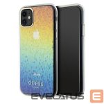 Nugarėlės dėklai Guess  Guess IML Faceted Mirror Disco Iridescent case for iPhone 11 / Xr - multicolor
