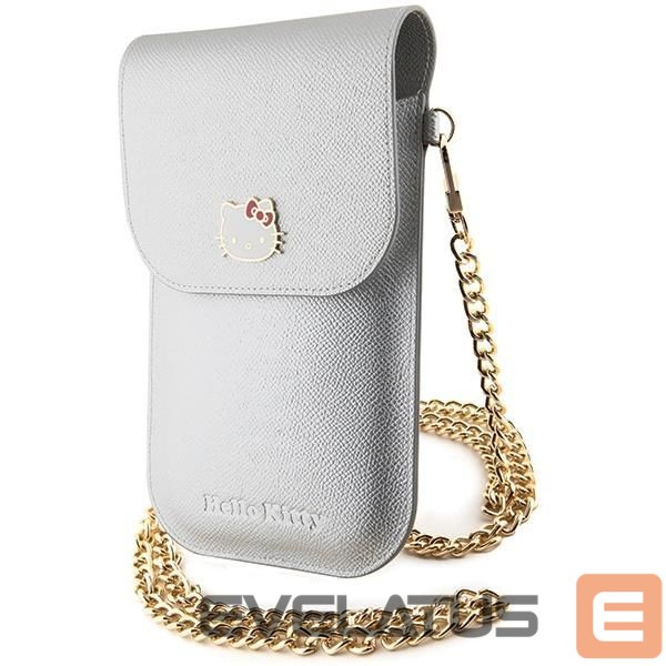 Nugarėlės dėklai Hello Kitty Silver