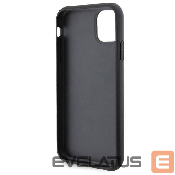Nugarėlės dėklai Karl Lagerfeld Karl Lagerfeld Gripstand Saffiano Choupette Pins Case for iPhone 11 / Xr - Black