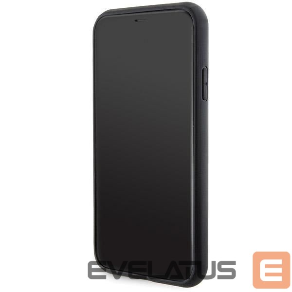 Nugarėlės dėklai Karl Lagerfeld Karl Lagerfeld Gripstand Saffiano Choupette Pins Case for iPhone 11 / Xr - Black