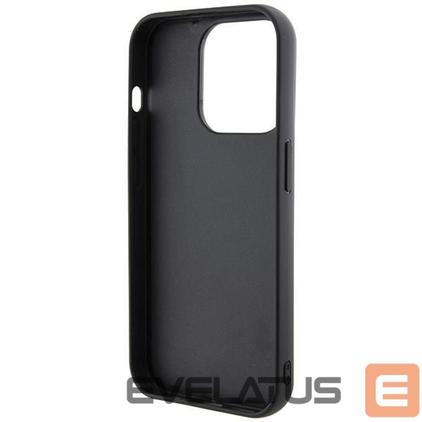 Nugarėlės dėklai Karl Lagerfeld Karl Lagerfeld Gripstand Saffiano Karl&Choupette Pins case for iPhone 14 Pro - black