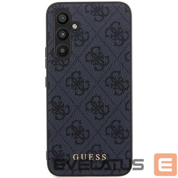 Nugarėlės dėklai Guess Guess GUHCS23FEG4GFGR S23 FE S711 gray/gray hardcase 4G Metal Gold Logo