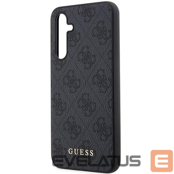 Nugarėlės dėklai Guess Guess GUHCS23FEG4GFGR S23 FE S711 gray/gray hardcase 4G Metal Gold Logo