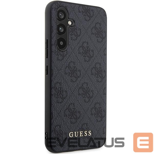 Nugarėlės dėklai Guess Guess GUHCS23FEG4GFGR S23 FE S711 gray/gray hardcase 4G Metal Gold Logo
