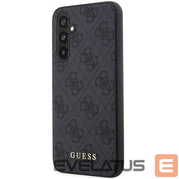 Nugarėlės dėklai Guess Guess GUHCS23FEG4GFGR S23 FE S711 gray/gray hardcase 4G Metal Gold Logo